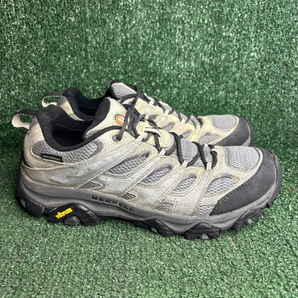 Merrell Moab 2 Waterproof Vibram Hiking Gorpcore Trail Shoe Grey Mens Size 9.5